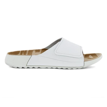 Ecco 2nd Cozmo One Band Badesandaler Sandaler Dame Hvite | TCHJMD-017