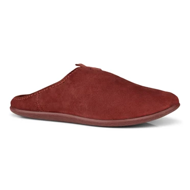 Ecco Easy Slip On Casual Sko Dame Brune / Rød | GTKFNO-586