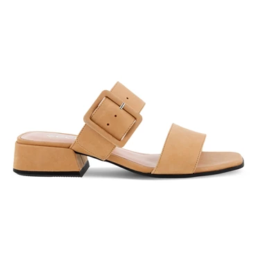 Ecco Elevate Squared Mules Sko Dame Brune / Grå | VAUYPI-987