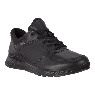 Ecco Exostride Low Tops Vanntette Joggesko Dame Svarte | TQARGI-915