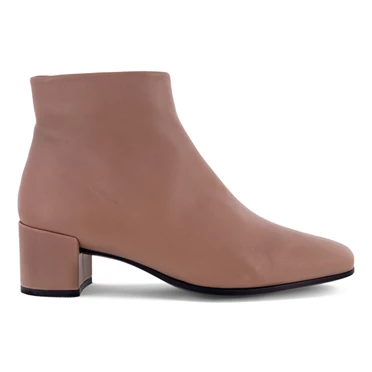 Ecco Shape 35 Squared Ankle Pensko Dame Brune | ONHKAB-621