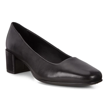 Ecco Shape 35 Squared Pumps Dame Svarte | ODCEXA-728