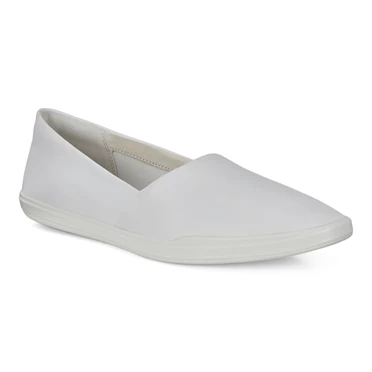 Ecco Simpil Ballerinas Dame Hvite | UTFCOD-493