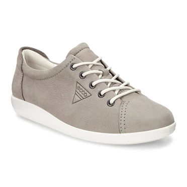 Ecco Soft 2.0 Blonder Up Casual Sko Dame Hvite | ZDNWOY-478