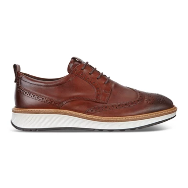 Ecco St.1 Hybrid Brogue Casual Sko Herre Brune | QMJYVR-068