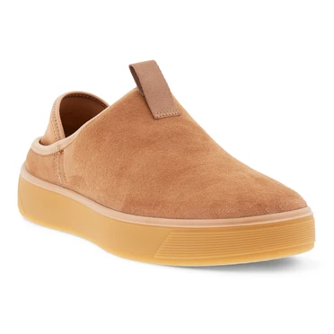 Ecco Street Tray Slip On Joggesko Dame Brune | BZJARN-497