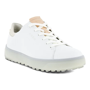 Ecco Tray Blonder Up Golfsko Dame Hvite | HGVFIJ-351