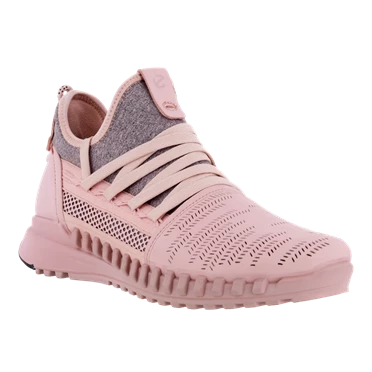 Ecco Zipflex Low Tops Cut Joggesko Dame Sølv Rosa | EBWUNA-519